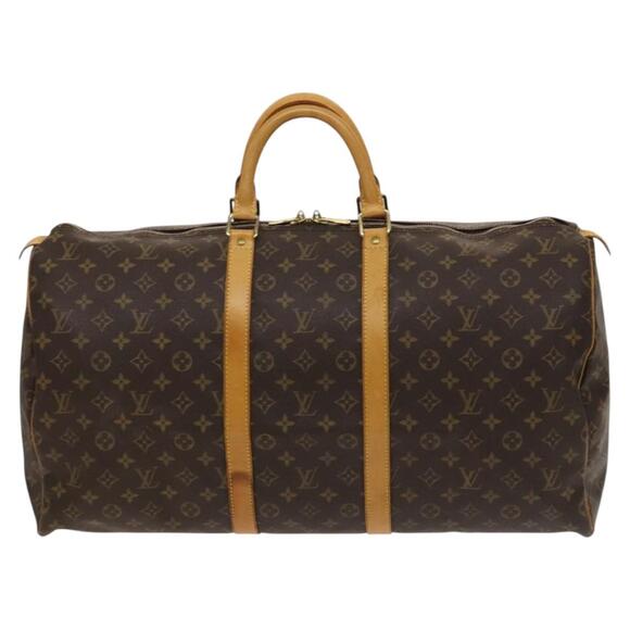 LOUIS VUITTON Monogram Keepall 55 Boston Bag M41424 - Picture 13 of 16